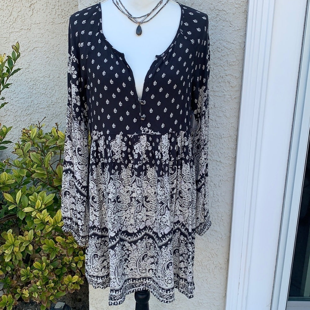 Billabong Boho Slip on Dress Women's Size M - Picture 2 of 11